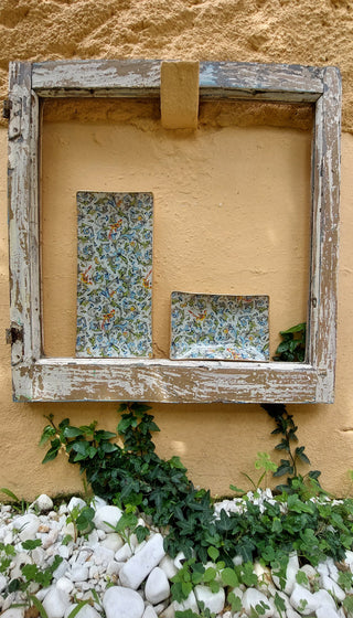 Arabesco pajaros bandeja rectangular