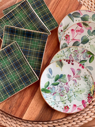 Tartan Pepe Plato Cuadrado