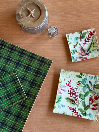 Tartan Pepe Plato Cuadrado